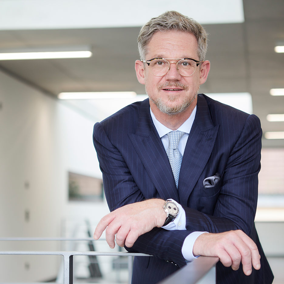 Portrait von Dr. Martin Schneider, Geschäftsführer der Sangl GmbH & Co. KG. Erlangen / Tennenlohe